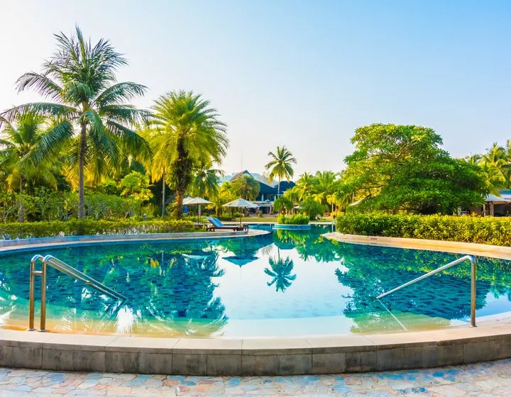 Resort pool we service